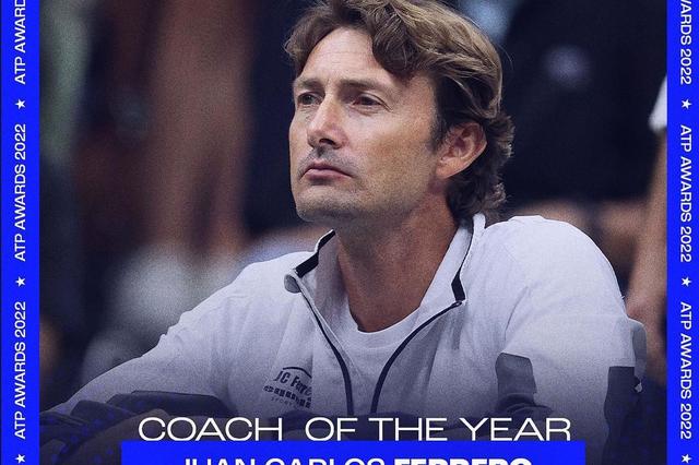 Juan Carlos Ferrero, nombrado mejor entrenador de la temporada 2022