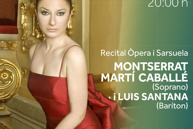 Ontinyent acogerá un recital de ópera i zarzuela a cargo de Montserrat Martí y Luis Santana