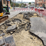 Ontinyent repara los daños por la lluvia en el Barranquet y la avenida Albaida