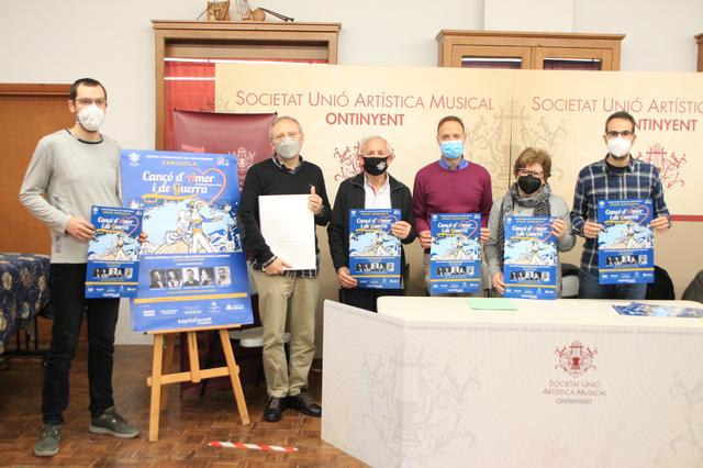 La Unió estrenarà la sarsuela 'Cançó d'amor i de guerra' a Ontinyent 