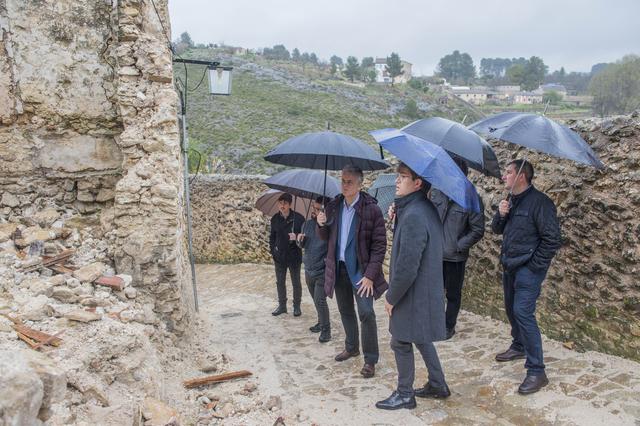El vicepresidente segundo visita el Barrio Medieval de Bocairent 