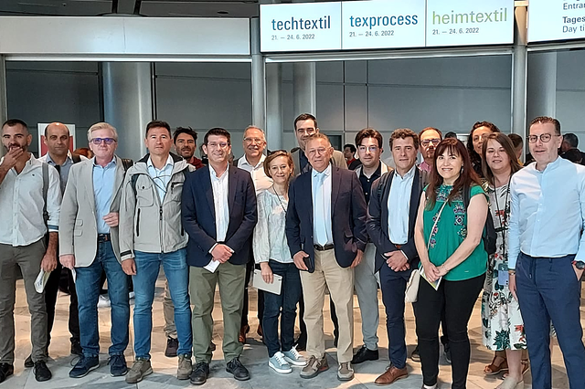 El textil ontinyentí, presente en las ferias textiles de Alemania 