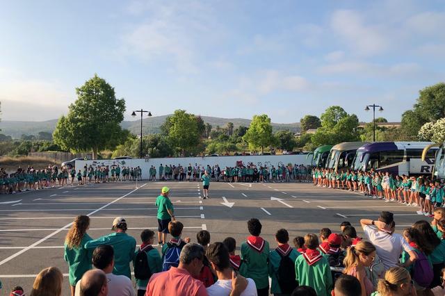 El primer grupo de los Juniors de San José pone rumbo a Talayuelas