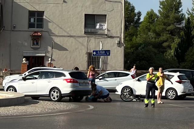 Atropellen a un ciclista a Ontinyent