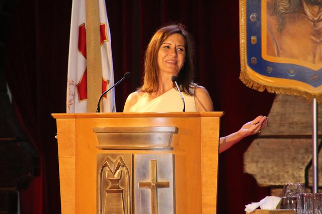 Susana Sanz recuerda a su abuelo “Chimo” en el pregón