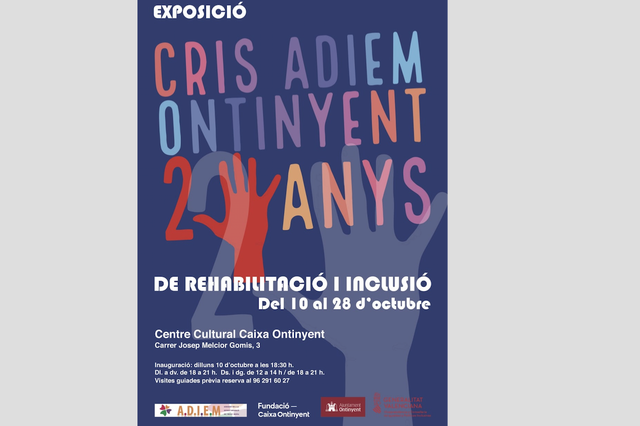 CRIS-ADIEM commemora els seus 25 anys amb una exposició