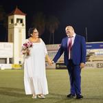 El Estadio El Clariano de Ontinyent acoge su primera boda