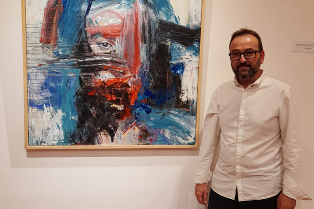 L'ontinyentí Guillermo Ferri, premi internacional de Pintura 'Manolo Valdés'