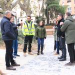 La calle Sant Antoni de Ontinyent, preparada para las fiestas del barrio