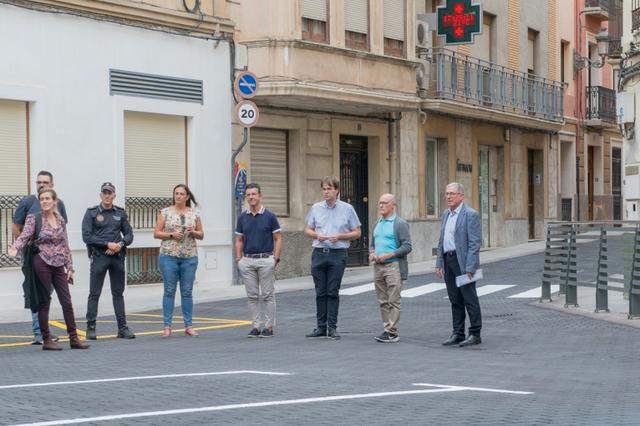 Finaliza la repavimentación de los viales más céntricos de Bocairent