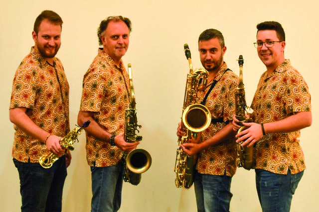 David Castelló i "3+1 Saxophone Quartet", al Congrés mundial de saxofon