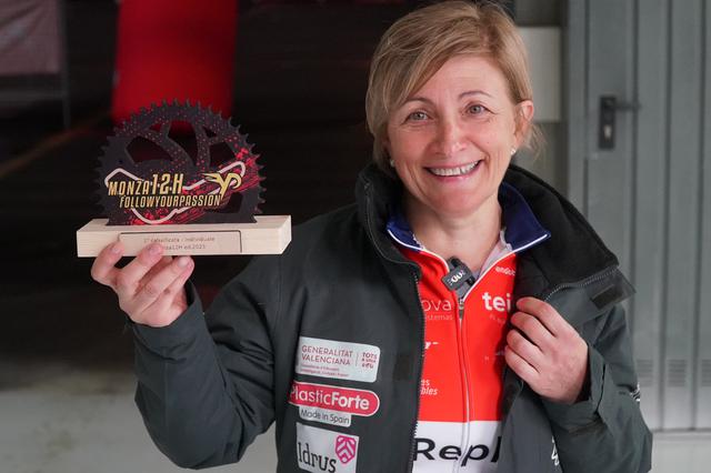 Victoria de la ultraciclista de Bocairent María José Silvestre a Monza