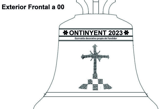 La nova campana Sant Esteve (Ontinyent) pesarà el doble que la robada