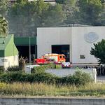 Incendio en una nave industrial