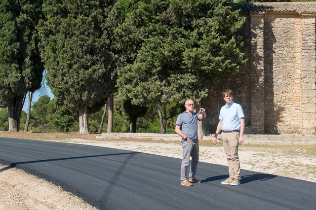 Bocairent recepciona las obras de acondicionamiento del camino de Sant Antoni
