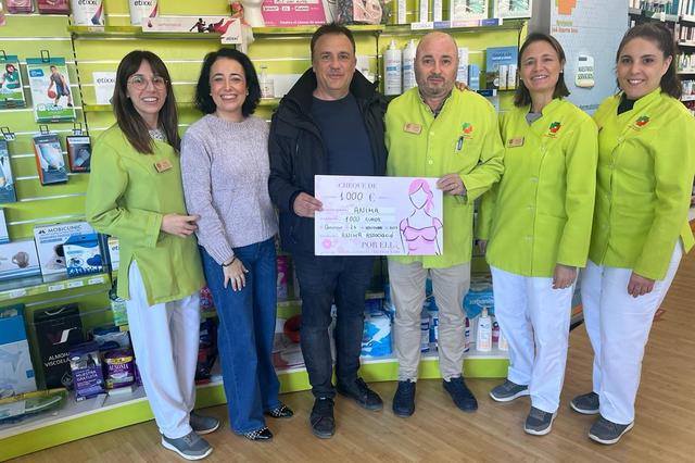 Farmacia José Iborra entrega un donativo de 1.000 € a ANIMA