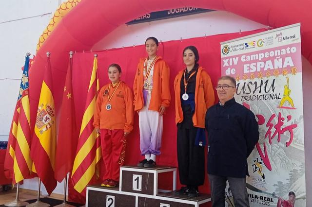 Julia Francés Soler, campeona de España de kung fu
