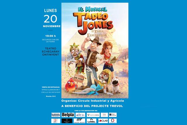 El musical de Tadeo Jones aplega a Ontinyent 