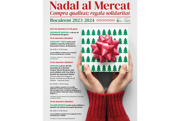 El mercat de Bocairent ofereix productes i solidaritat per Nadal