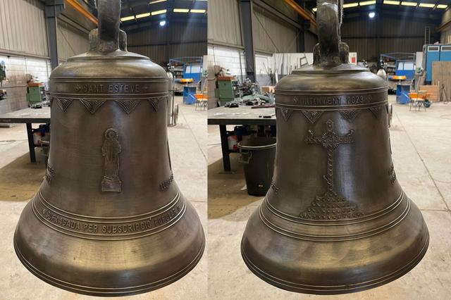 Dimarts dia 26 serà beneïda la nova campana de Sant Esteve