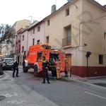 Incendio en la calle San Pascual de Ontinyent