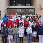 Concentración en Ontinyent contra las agresiones a sanitarios