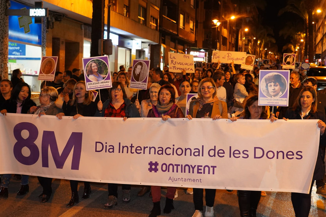 Ontinyent reivindica el 8M con una manifestación