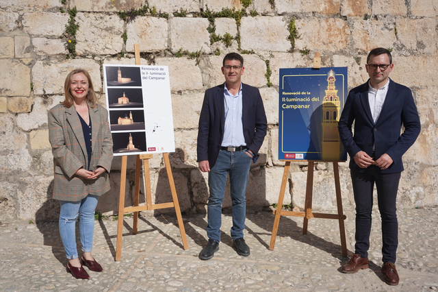 Las nuevas luminarias del Campanar de Ontinyent reducirán el consumo un 53%