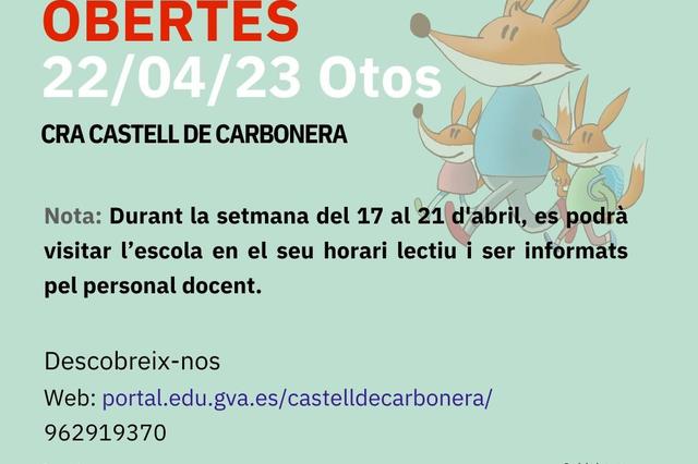 La escuela de Otos ofrece una jornada de puertas abiertas 