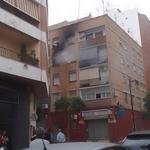 Incendi a una casa del carrer Pare Fullana, Ontinyent