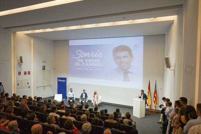Carlos Mazón presenta a Rafael Soriano como candidato a la alcaldía de Ontinyent
