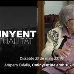 Ontinyent d'actualitat entrevista a la centenària Amparo Eulalia