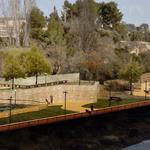 Un código QR permite visualizar el futuro parque inundable d'Ontinyent 