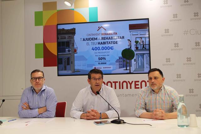 'Ontinyent Rehabilita' dobla hasta los 400.000€ las ayudas para 2023