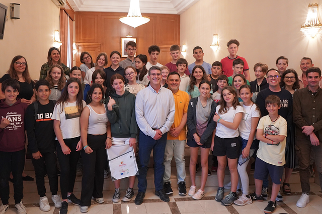 Ontinyent rep alumnat d’Eslovènia i del CEIP Bonavista