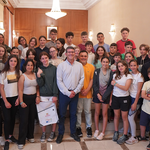 Ontinyent recibe a alumnado de Eslovenia y del CEIP Bonavista