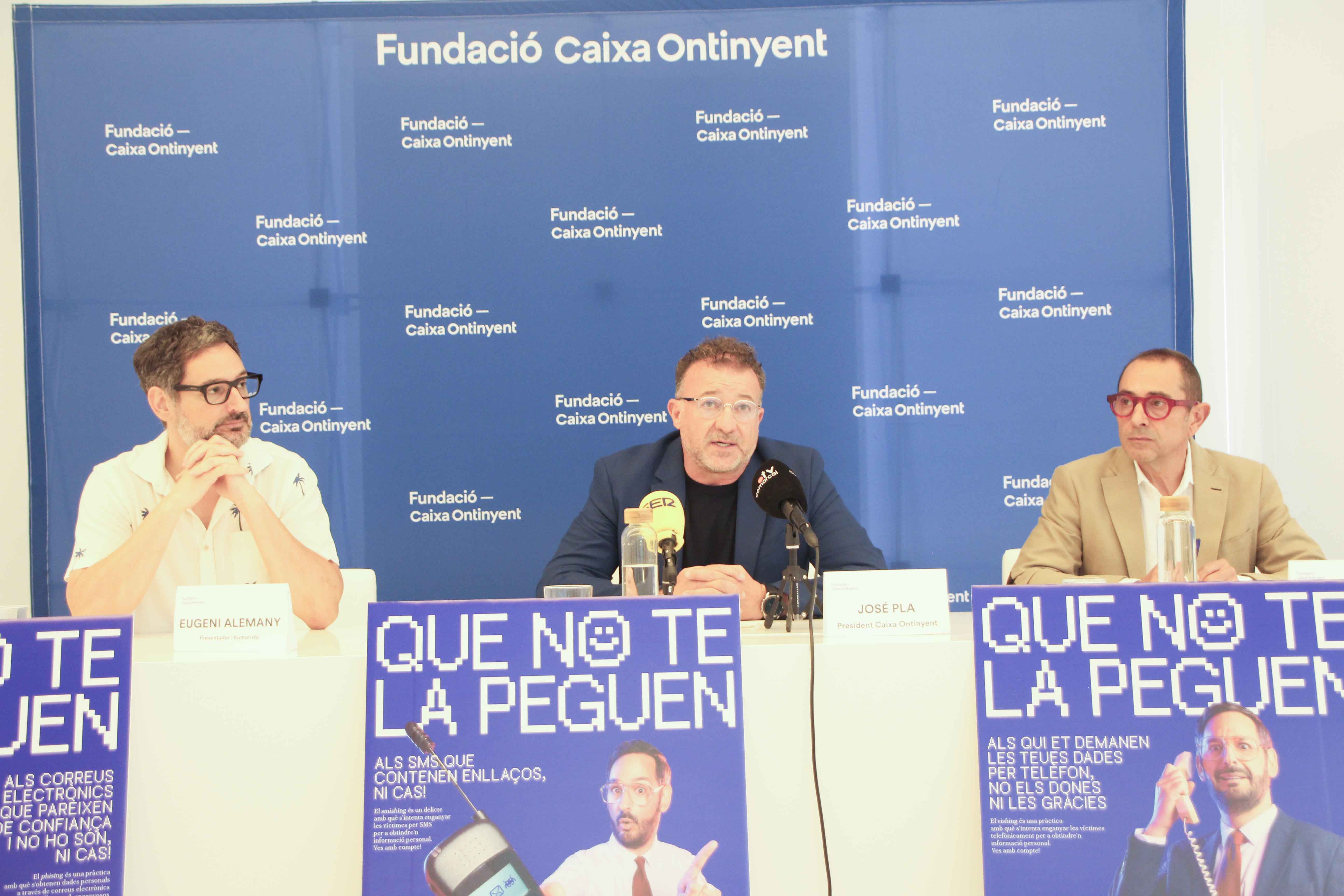 Eugeni Alemany, José Pla y Roberto Sanz
