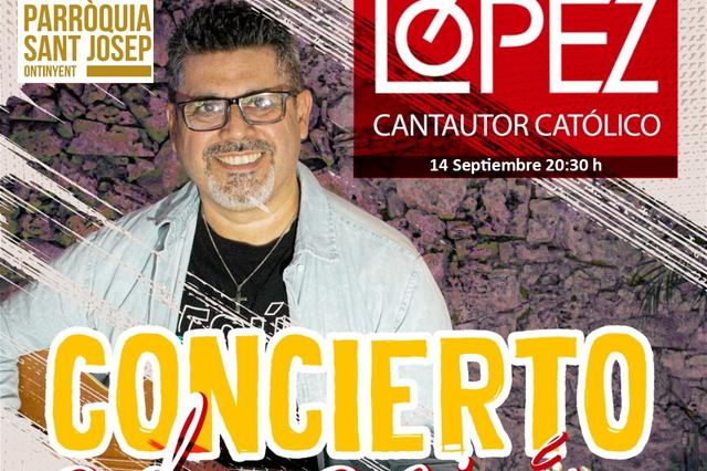 El cantantautor cristià Marco López visita Ontinyent