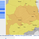 AEMET activa la alerta por lluvias y tormentas para esta tarde