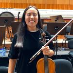 L'ontinyentina Mª Xia Silvestre, de gira amb la Jove Orquestra FSMCV