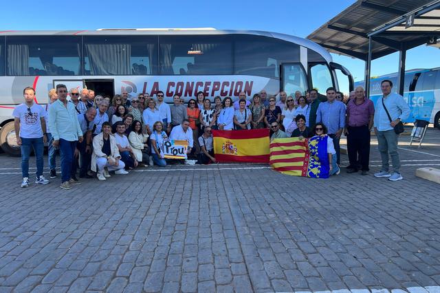 El PP de la Vall d'Albaida, en Madrid en el acto contra la amnistía