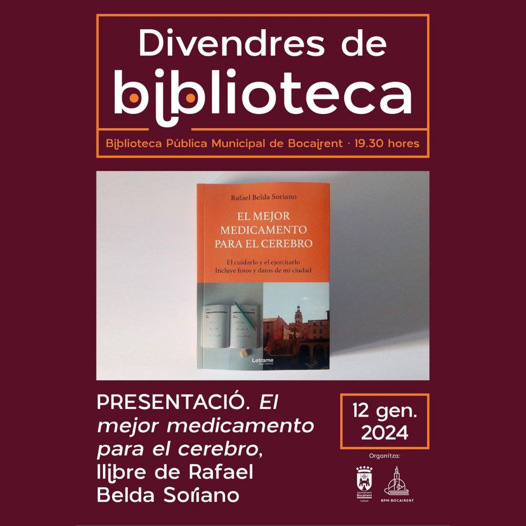 Cartell de la presentació del llibre