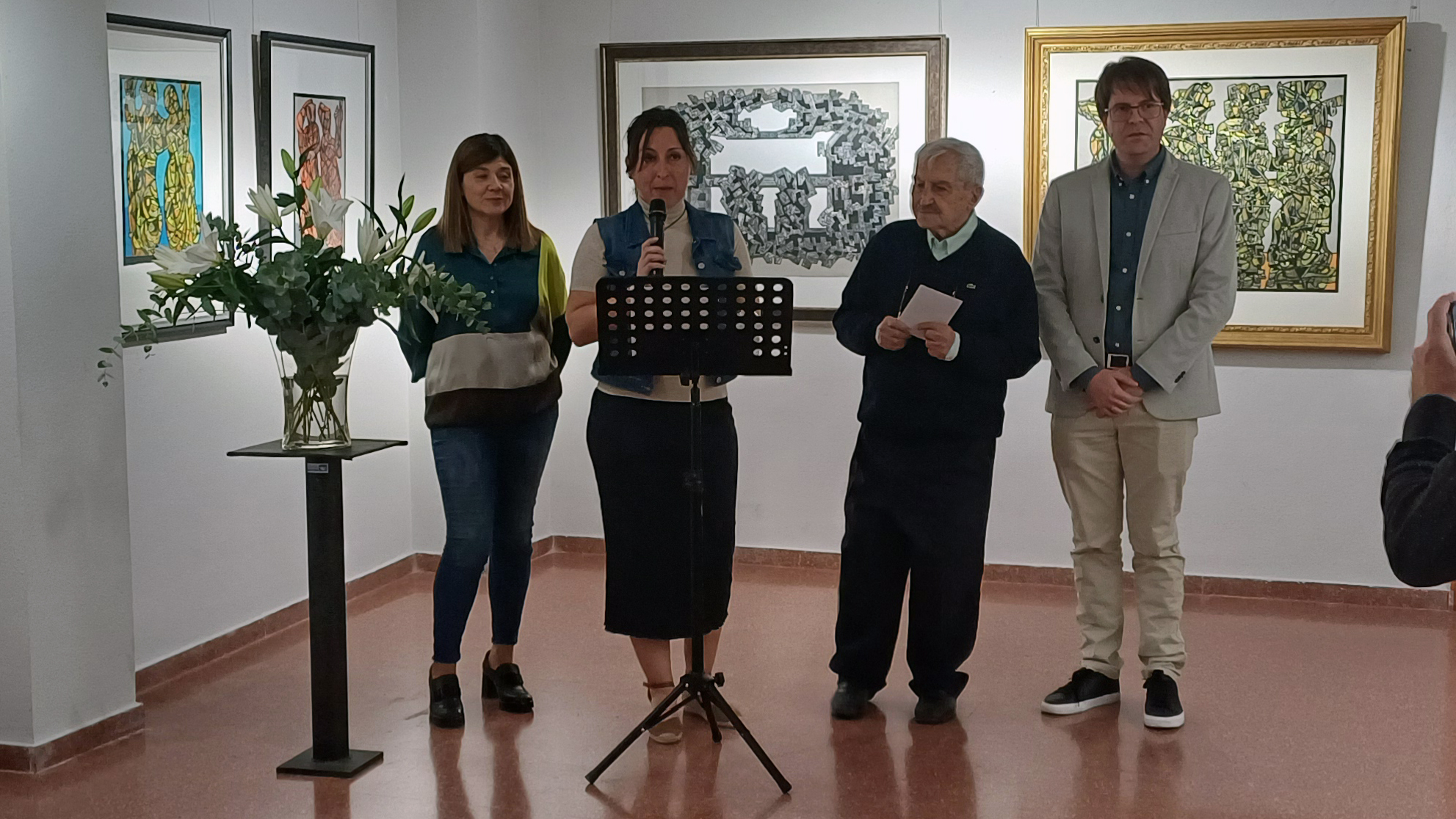 Inauguració de l'exposició d'Antonio Ferri