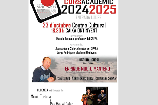 El CFPA Sant Carles d'Ontinyent inaugura el nou curs 