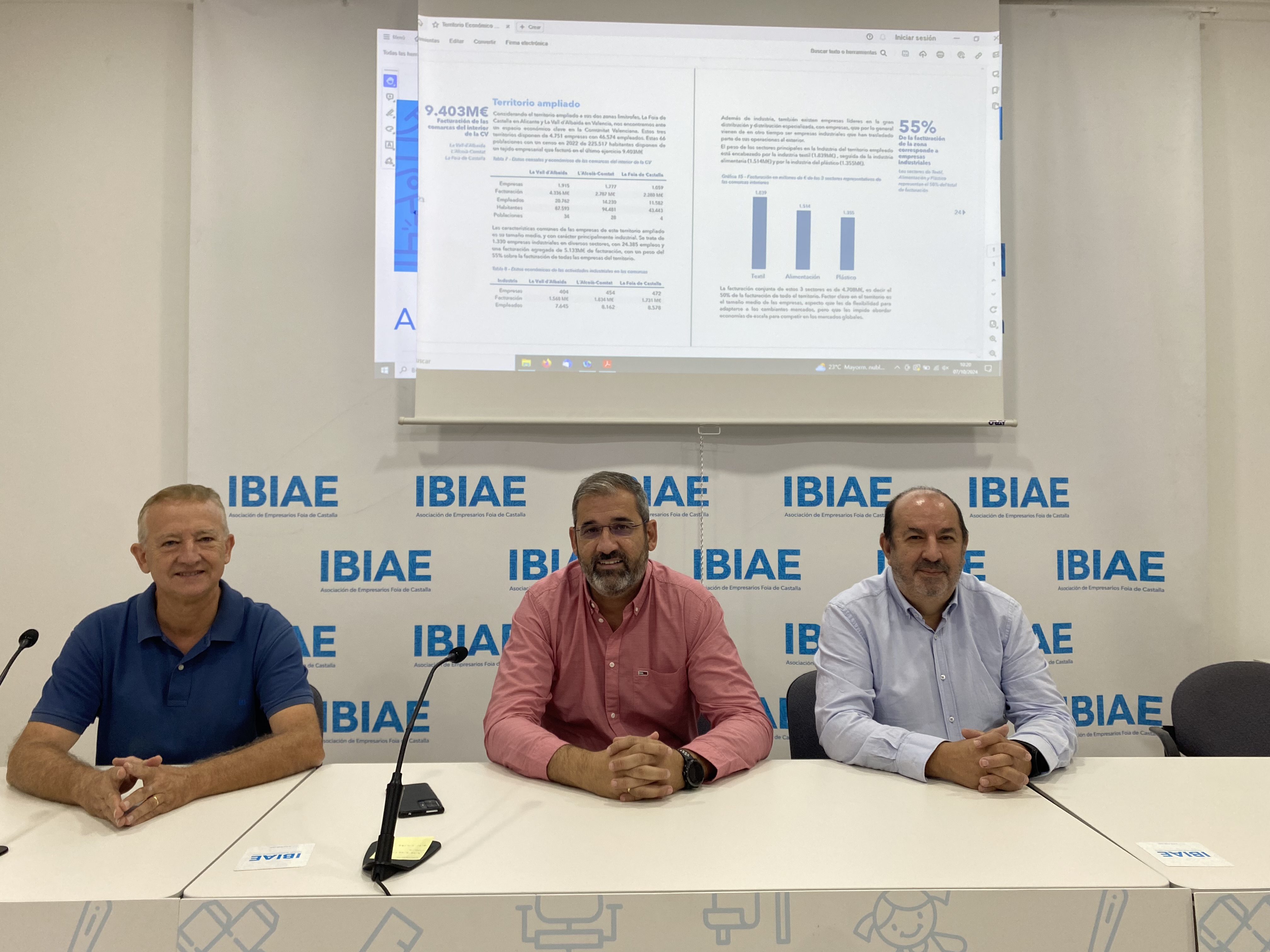Vicent Donat, Héctor Lorente y Rafael Francés