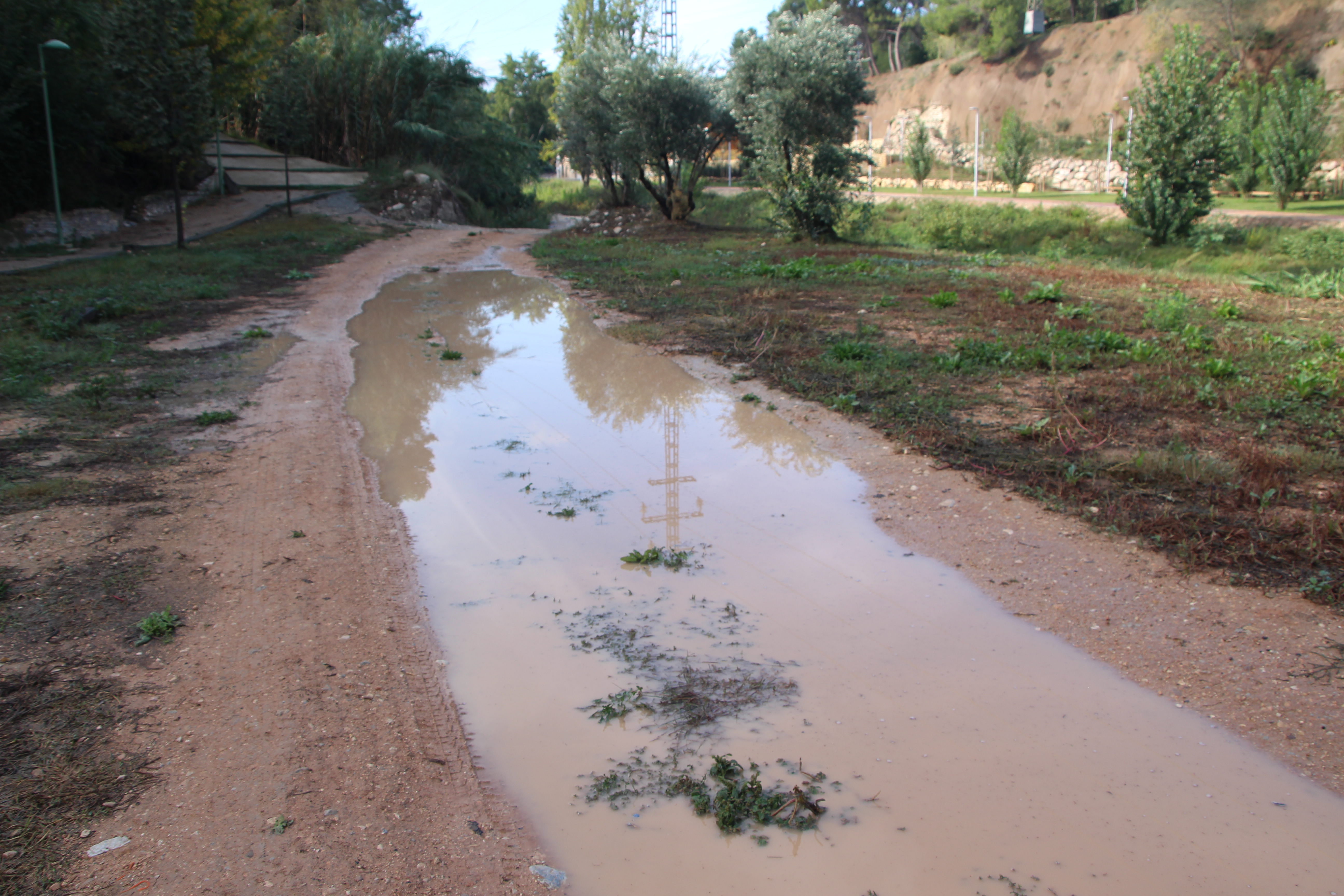 La lluvia se ha dejado notar en Ontinyent