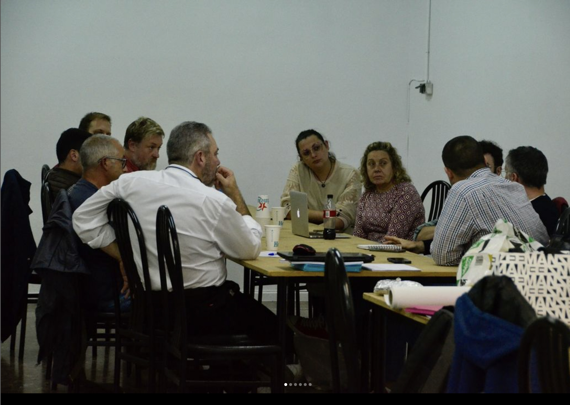 Reunión del equipo de trabajo de José Seguí