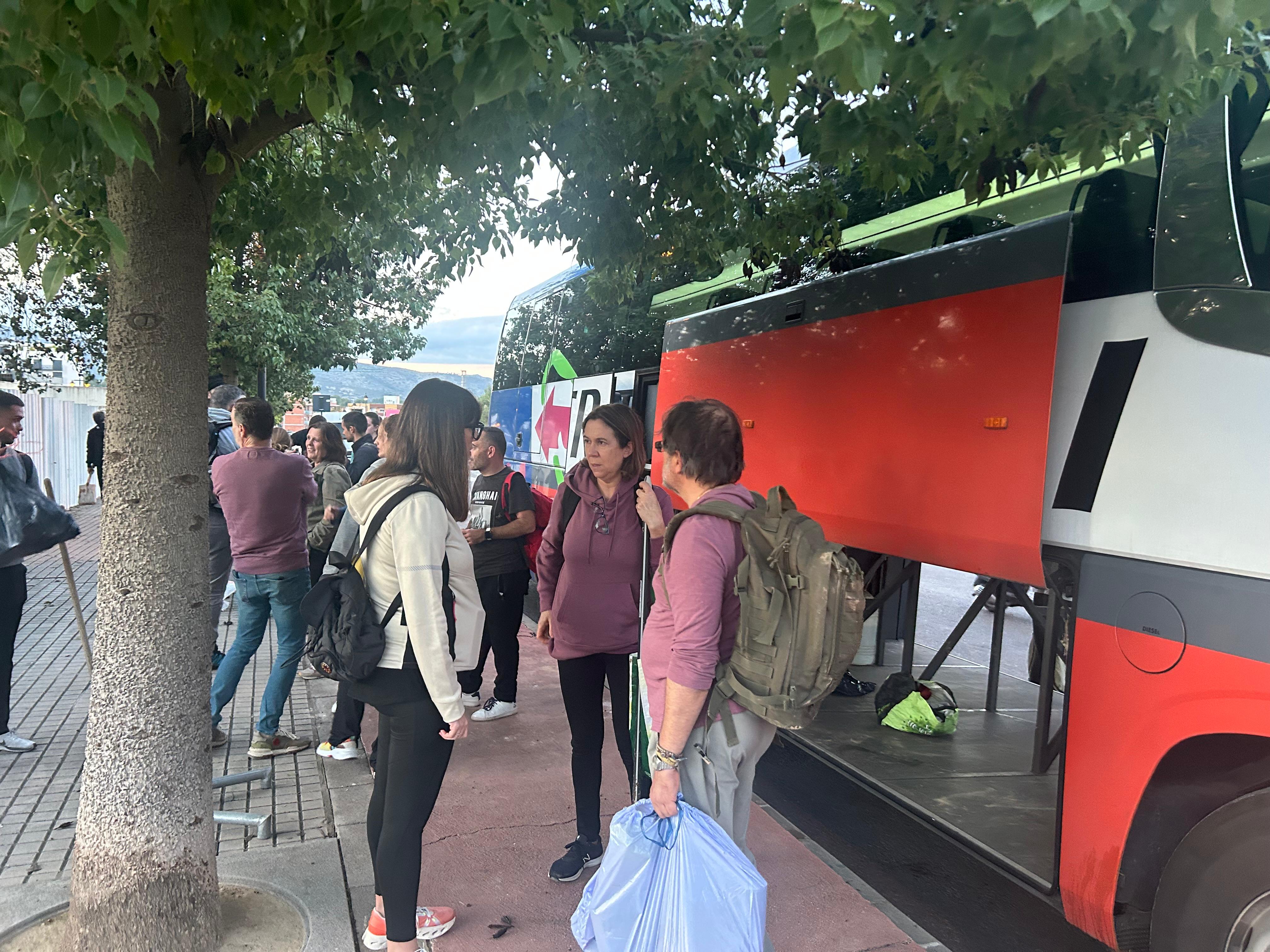 Autobús de voluntarios de Ontinyent