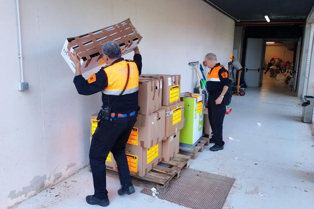 Policía Local, Servicios Sociales, Protección Civil y Obras de Ontinyent, en la DANA