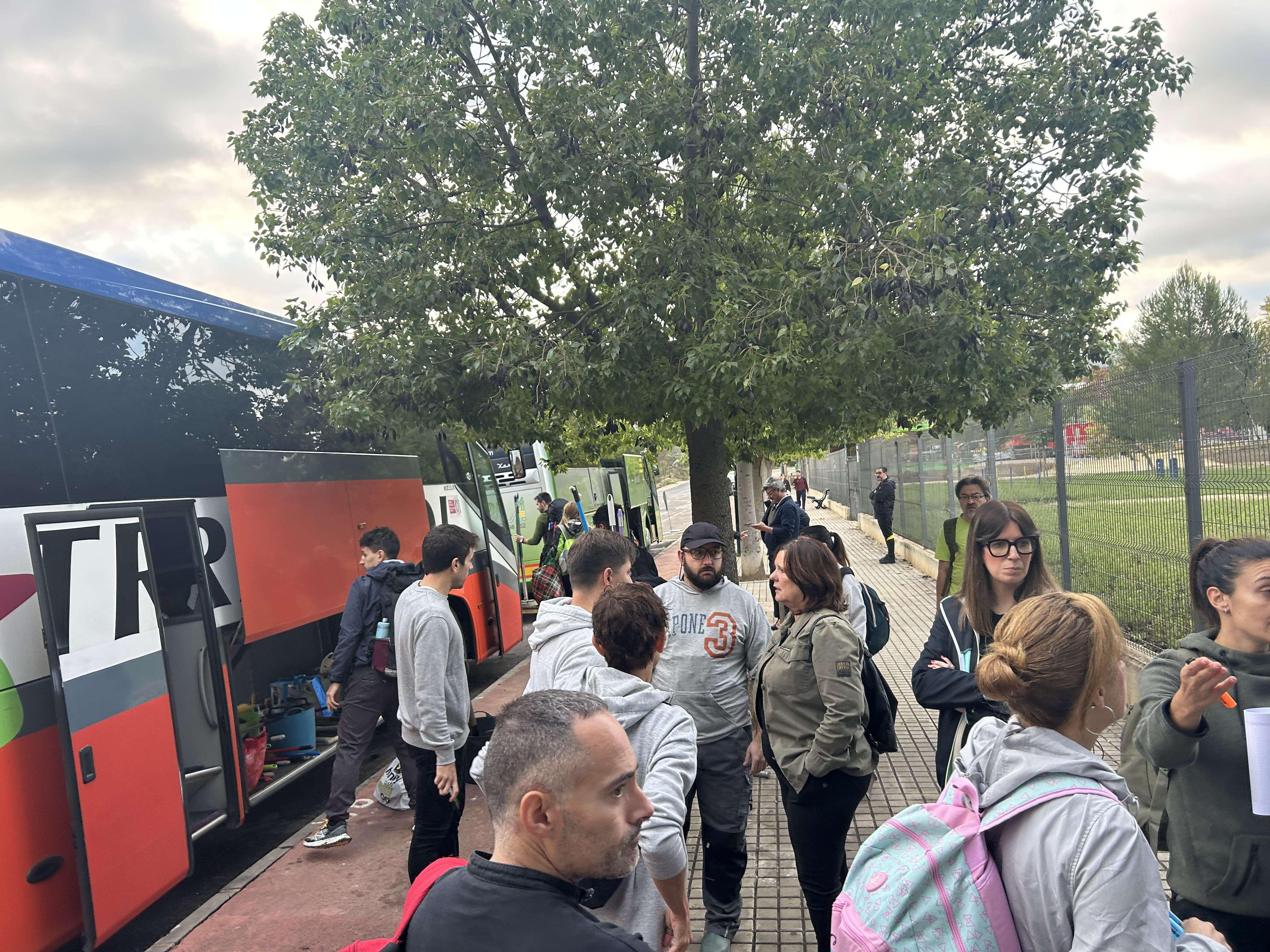 Voluntarios de Ontinyent hacia las localidades afectadas